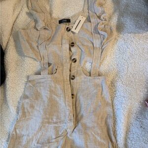 Adorable linen romper